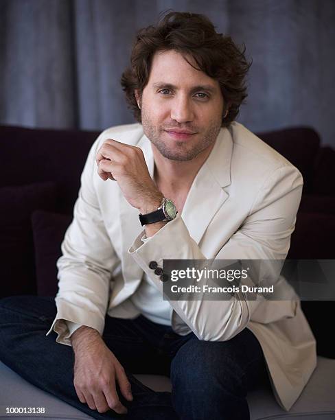 Actor Edgar Ramirez attends the "Carlos" portrait session at the Audi Beach during the 63rd Annual Cannes Film Festival on May 20, 2010 in Cannes,...