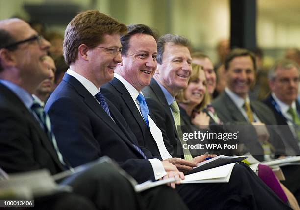 British Prime Minister David Cameron attends the launch of the Government Programme Coalition Agreement document in London, May 20, 2010. The event...