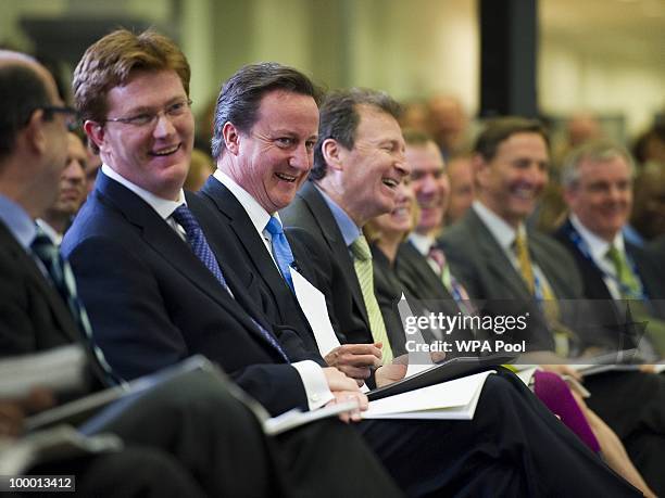 British Prime Minister David Cameron attends the launch of the Government Programme Coalition Agreement document in London, May 20, 2010. The event...