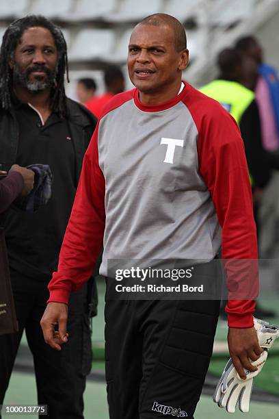 Ex football player Bernard Lama attends the World Charity Soccer 2010 Charity Match for Haiti at Stade Charlety on May 19, 2010 in Paris, France.