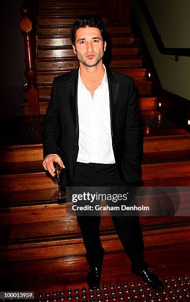 George Houvardas arrives for the Chandon Supper Club after party at The ArtHouse on May 20, 2010 in Sydney, Australia.