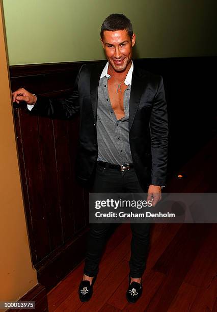 Adam Williams arrives for the Chandon Supper Club after party at The ArtHouse on May 20, 2010 in Sydney, Australia.