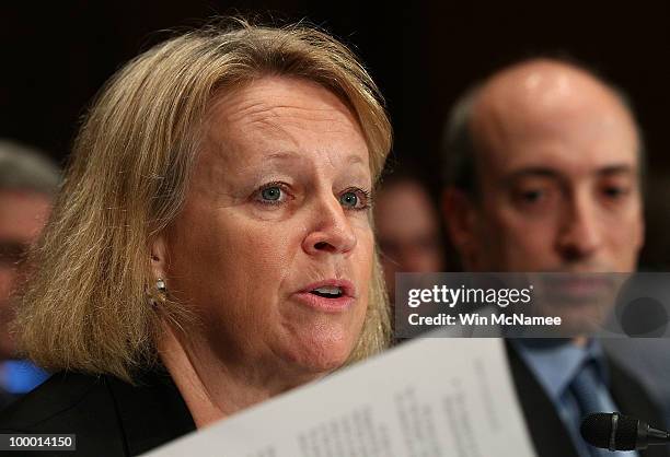 Securities and Exchange Commission Chairman Mary Schapiro and Commodity Futures Trading Commission Chairman Gary Gensler testify before the Senate...