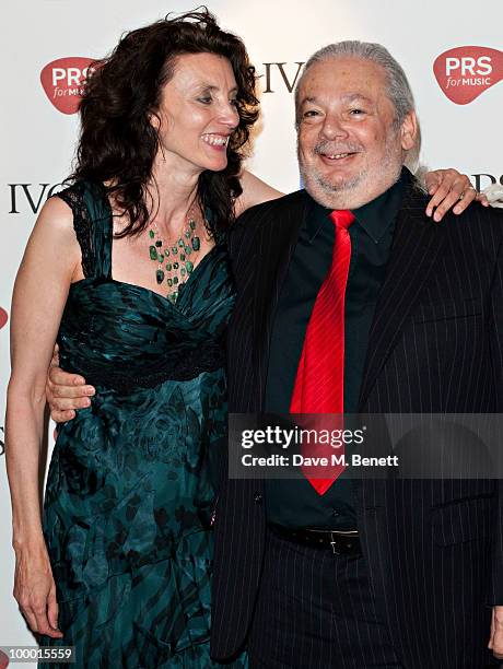 Richard Ellis and Helene Muddiman attend the 55th Ivor Novello Awards held at Grosvenor House Hotel on May 20, 2010 London, England.