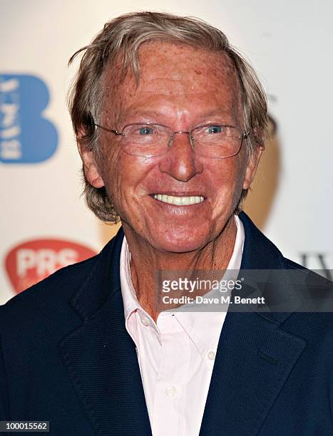 Tommy Steel attends the 55th Ivor Novello Awards held at Grosvenor House Hotel on May 20, 2010 London, England.