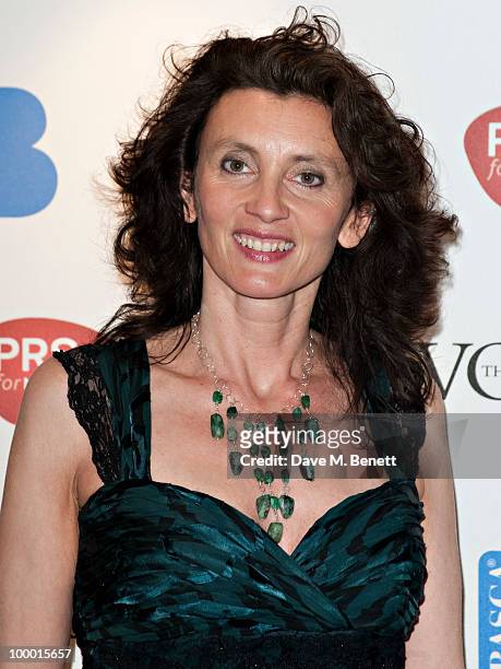 Helene Muddiman attends the 55th Ivor Novello Awards held at Grosvenor House Hotel on May 20, 2010 London, England.