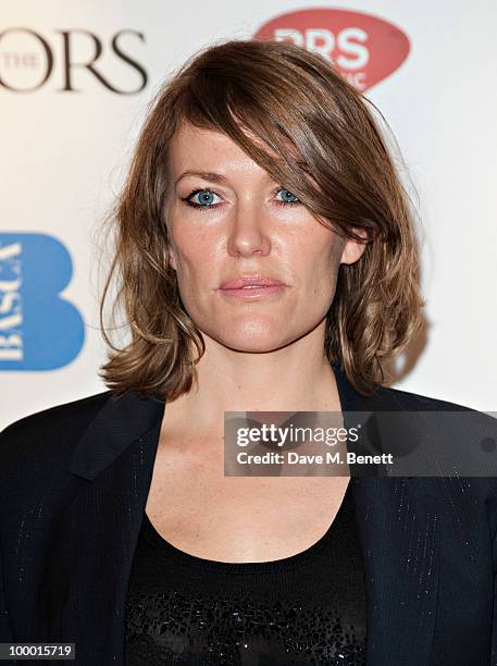 Cerys Matthews attends the 55th Ivor Novello Awards held at Grosvenor House Hotel on May 20, 2010 London, England.