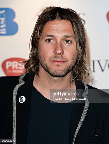 Grant Nicholas attends the 55th Ivor Novello Awards held at Grosvenor House Hotel on May 20, 2010 London, England.