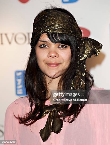 Natasha Kan attends the 55th Ivor Novello Awards held at Grosvenor House Hotel on May 20, 2010 London, England.