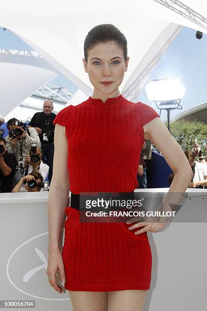 Austrian actress Nora Von Waldstatten poses during the photocall of "Carlos" presented out of competition at the 63rd Cannes Film Festival on May 20,...
