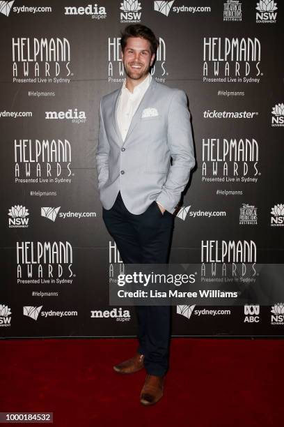 Daniel Milne arrives at the 18th Annual Helpmann Awards at Capitol Theatre on July 16, 2018 in Sydney, Australia.