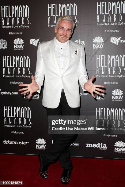 Jason Coleman arrives at the 18th Annual Helpmann Awards at Capitol Theatre on July 16, 2018 in Sydney, Australia.