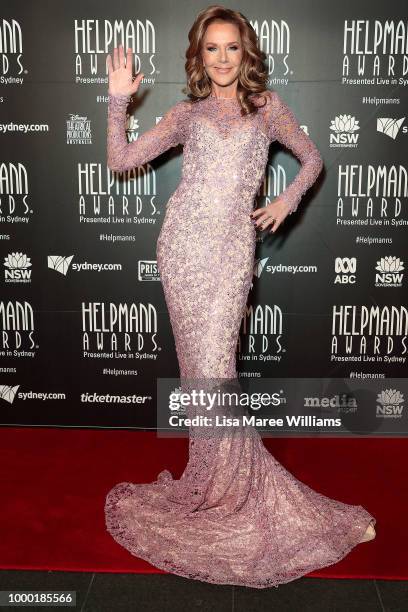 Rhonda Burchmore arrives at the 18th Annual Helpmann Awards at Capitol Theatre on July 16, 2018 in Sydney, Australia.