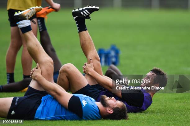 Johan Goosen new player of Montpellier during the first training session of the new season 2018/2019 of the Montpellier Herault rugby on July 16,...