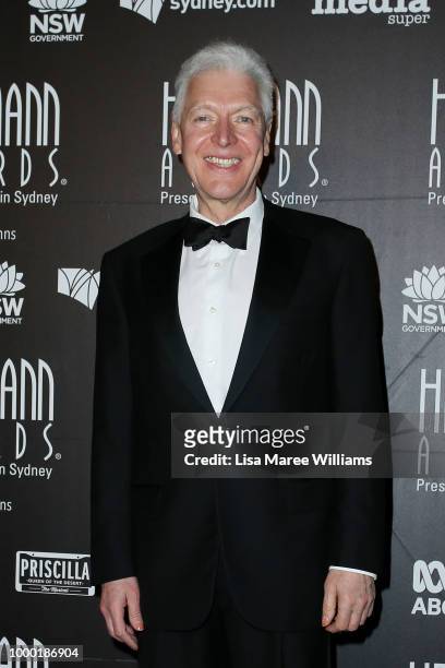 Tony Sheldon arrives at the 18th Annual Helpmann Awards at Capitol Theatre on July 16, 2018 in Sydney, Australia.