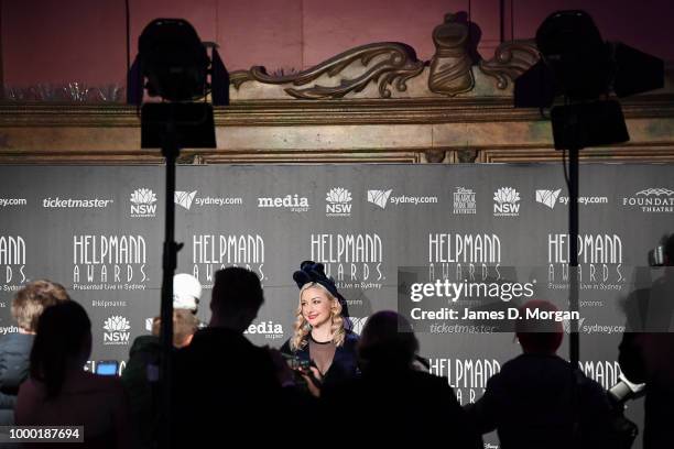 Kate Miller Heidke arrives at the 18th Annual Helpmann Awards at the Capitol Theatre on July 16, 2018 in Sydney, Australia. The Helpmann awards are...