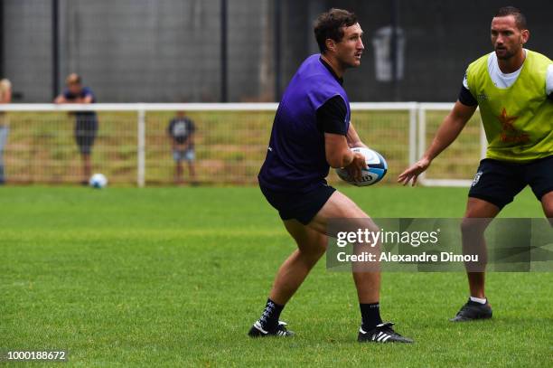 Johan Goosen new player of Montpellier during the first training session of the new season 2018/2019 of the Montpellier Herault rugby on July 16,...