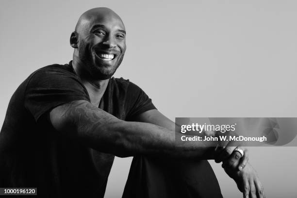 Portrait of former Los Angeles Lakers guard Kobe Bryant posing during photo shoot. Costa Mesa, CA 5/17/2018 CREDIT: John W. McDonough