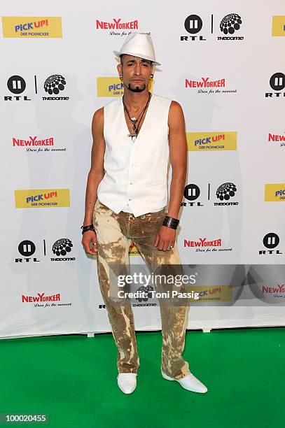 Singer Mark Medlock arrives at 'The Dome 54' at Schleyerhalle on May 20, 2010 in Stuttgart, Germany.