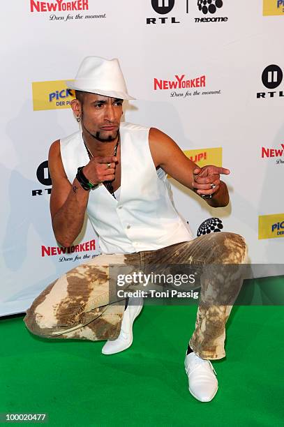 Singer Mark Medlock arrives at 'The Dome 54' at Schleyerhalle on May 20, 2010 in Stuttgart, Germany.