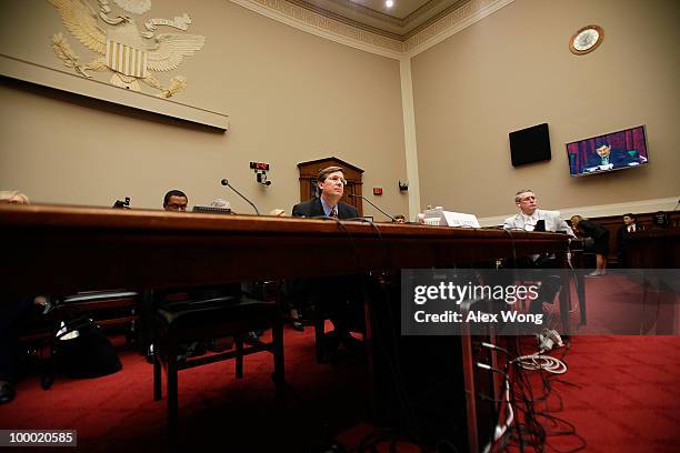 President and COO of Toyota Motor Sales, USA, James Lentz testifies during a hearing before the Oversight and Investigations Subcommittee of the...