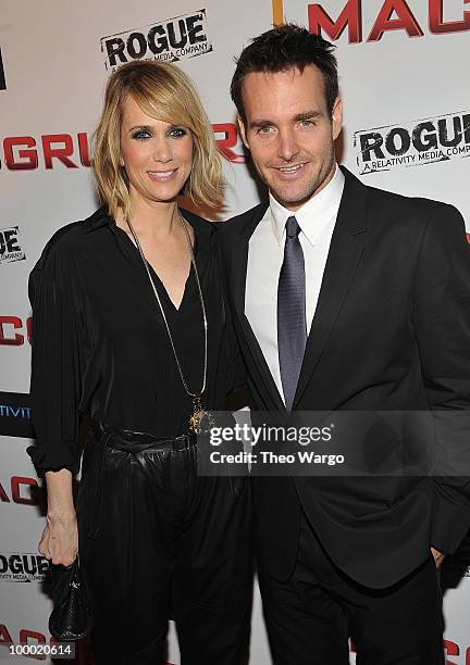 Kristen Wiig and Will Forte attend the "MacGruber" premiere at Landmark's Sunshine Cinema on May 19, 2010 in New York City.