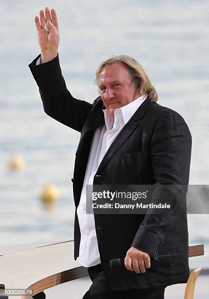 Actor G�rard Depardieu attends the 63rd Cannes Film Festival on May 20, 2010 in Cannes, France.