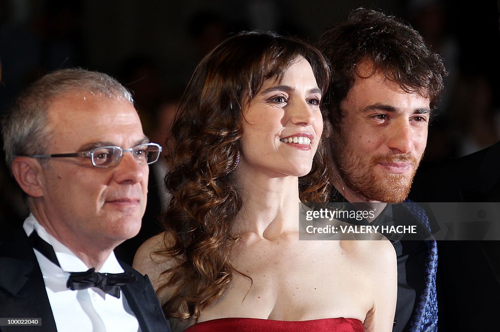 From left : Italian director Daniele Luc