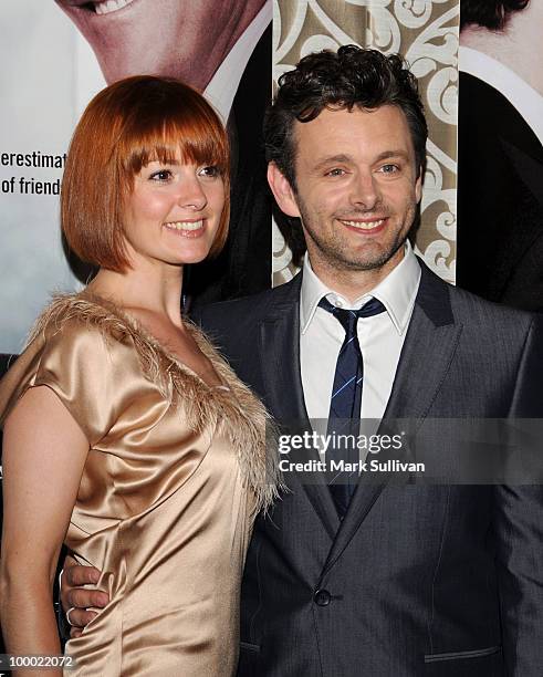 Actors Lorraine Stewart and Michael Sheen attend HBO Film's "The Special Relationship" Los Angeles Premiere at Directors Guild Theatre on May 19,...
