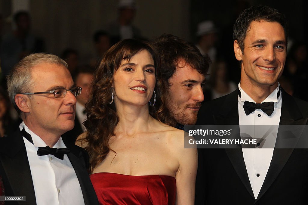 From left : Italian director Daniele Luc
