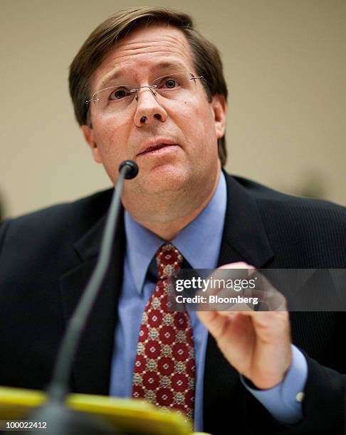 James Lentz, president and chief operating officer of Toyota Motor Sales USA Inc., testifies at a hearing of the House Energy and Commerce...
