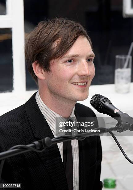 Dan Gillespie performs at the opening of the new East London Aubin & Wills building in association with Shoreditch House on May 20, 2010 in London,...