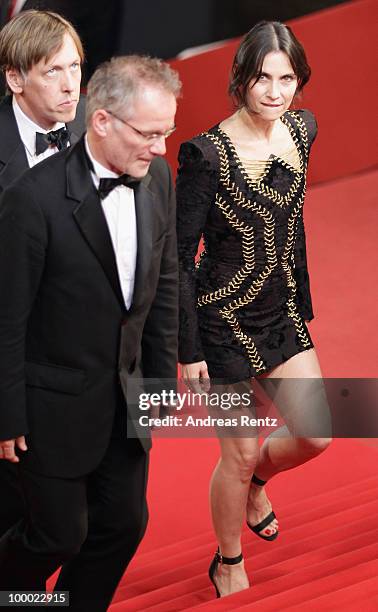 Actress Geraldine Pailhas attends the "Rebecca H. " Premiere at the Palais des Festivals during the 63rd Annual Cannes Film Festival on May 20, 2010...