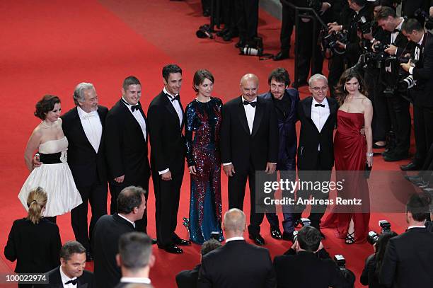 Actors Giorgio Colangeli, actress Isabella Ragonese, actress Alina Berzenteanu,actor Elio Germano ,director Daniele Luchetti, actress Stefania...