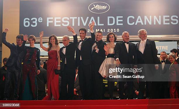 Actors Giorgio Colangeli, actress Isabella Ragonese, actress Alina Berzenteanu,actor Elio Germano ,director Daniele Luchetti, actress Stefania...