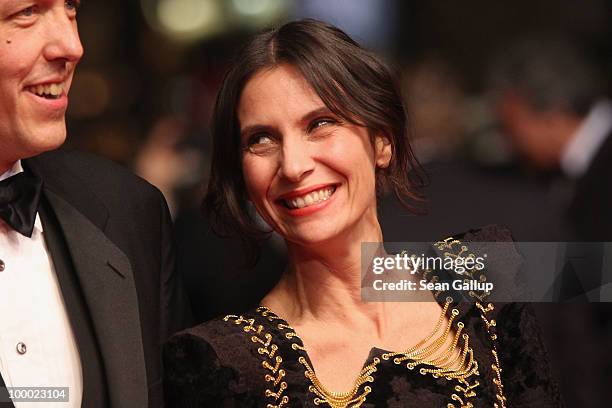 Actress Geraldine Pailhas attends the "Rebecca H. " Premiere at the Palais des Festivals during the 63rd Annual Cannes Film Festival on May 20, 2010...