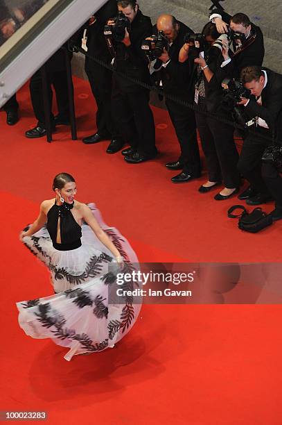 Actress Elizaveta Boyarskaya attends the "Our Life" Premiere at the Palais des Festivals during the 63rd Annual Cannes Film Festival on May 20, 2010...