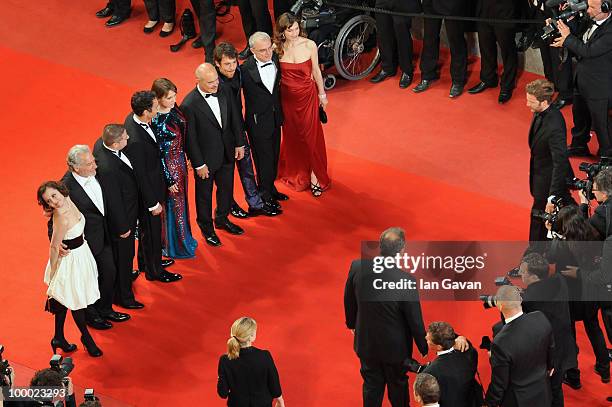 Actors Giorgio Colangeli, actress Isabella Ragonese, actress Alina Berzenteanu,actor Elio Germano ,director Daniele Luchetti, actress Stefania...