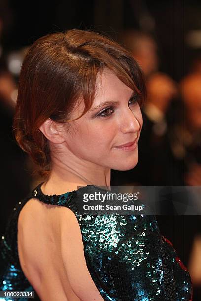 Actress Isabella Ragonese attends the "Our Life" Premiere at the Palais des Festivals during the 63rd Annual Cannes Film Festival on May 20, 2010 in...