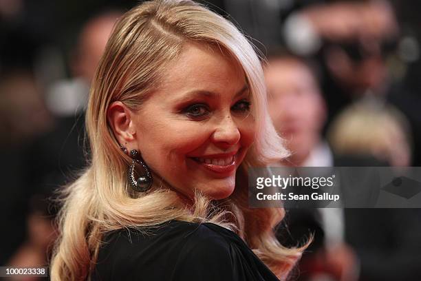 Italian actress Ornella Muti attends the "Our Life" Premiere at the Palais des Festivals during the 63rd Annual Cannes Film Festival on May 20, 2010...