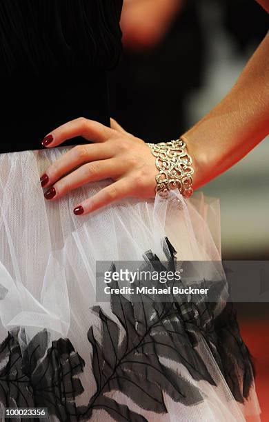 Actress Elizaveta Boyarskaya attends the "Our Life" Premiere at the Palais des Festivals during the 63rd Annual Cannes Film Festival on May 20, 2010...
