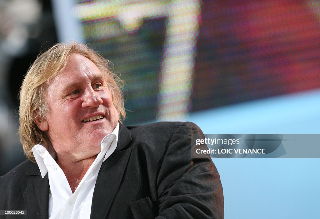 French actor Gerard Depardieu attends th