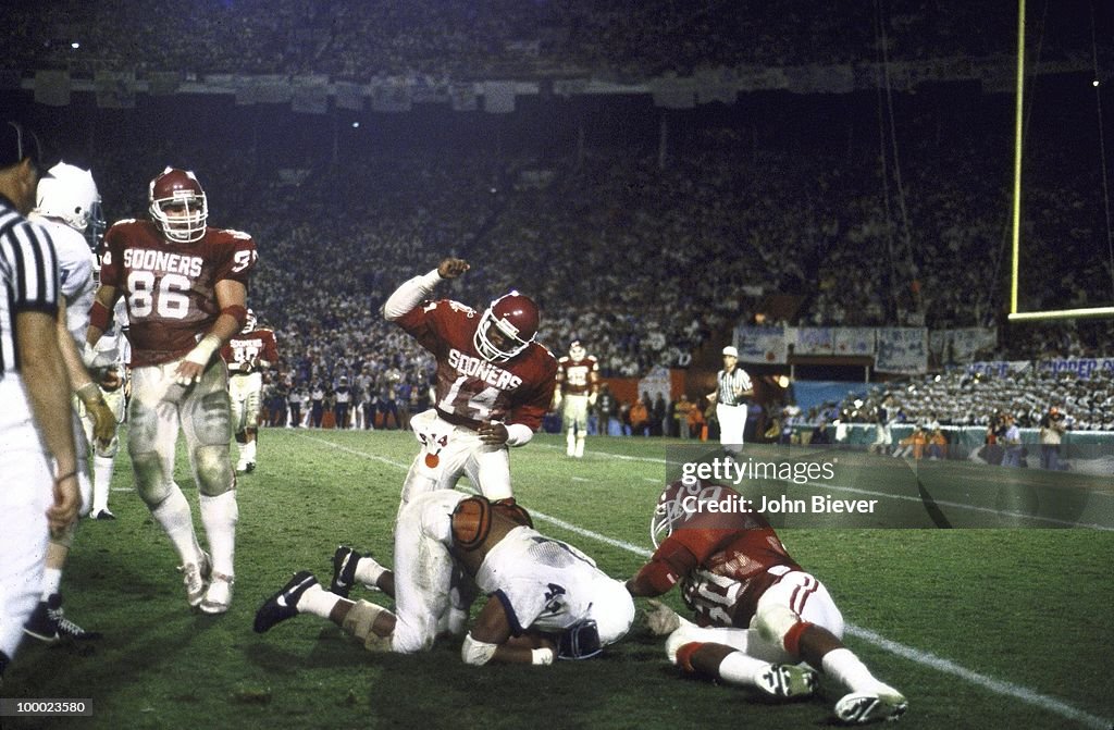 University of Oklahoma vs Penn State University, 1986 Orange Bowl