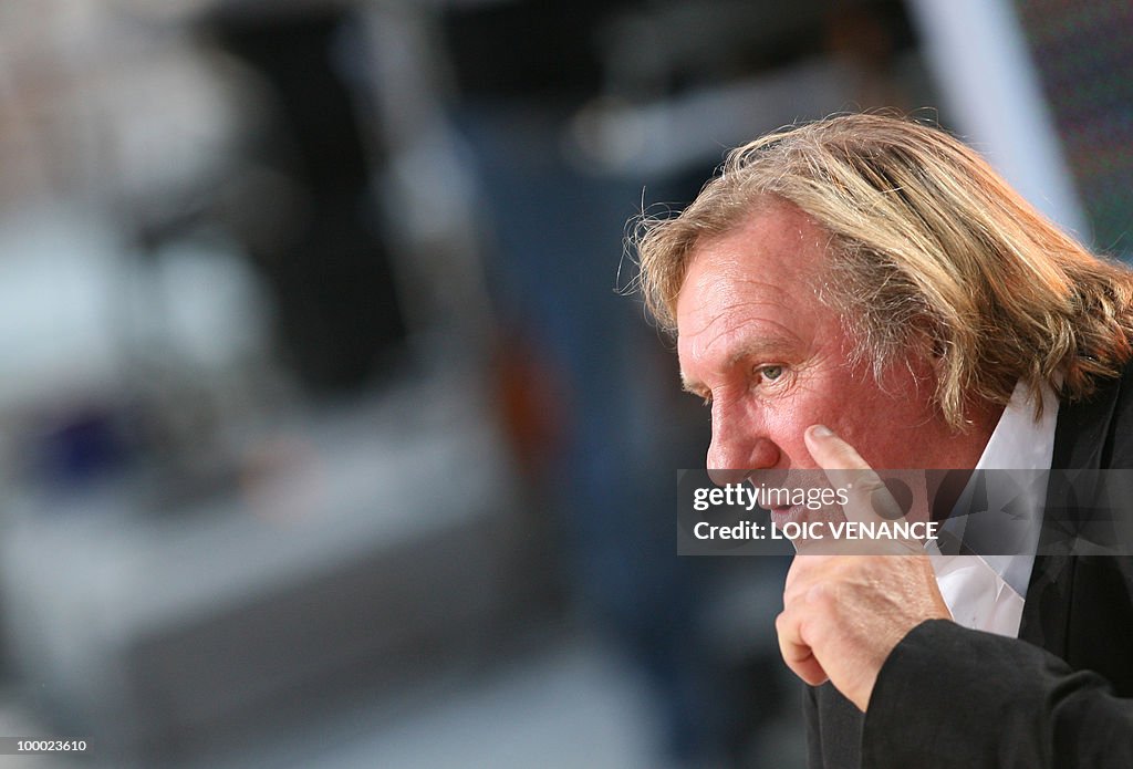 French actor Gerard Depardieu attends th