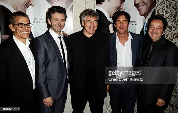 President Prog. & West Coast Ops Michael Lombardo, actor Michael Sheen, director Richard Loncraine, actor Dennis Quaid and and President of HBO Films...