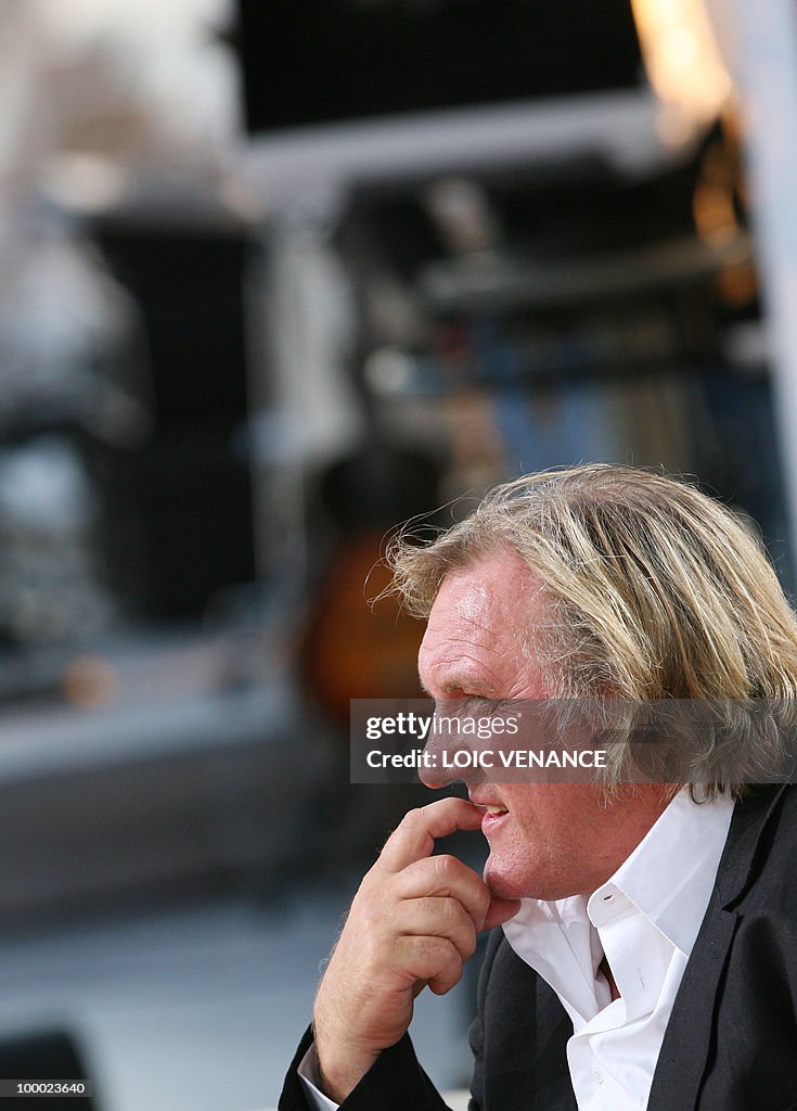 French actor Gerard Depardieu attends th