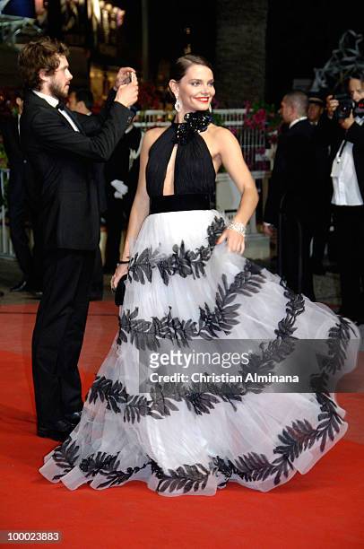 Elizaveta Boyarskaya attends the 'Our Life' Premiere held at the Palais des Festivals during the 63rd Annual International Cannes Film Festival on...
