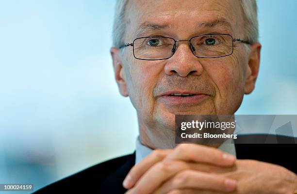 Mike Wilson, president and chief executive officer of Agrium Inc., speaks during an interview in New York, U.S., on Thursday, May 20, 2010....