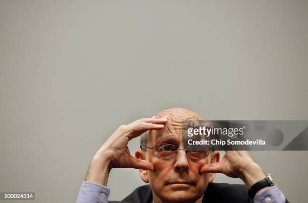 Supreme Court Associate Justice Stephen Breyer testifies before the House Judiciary Committee's Commercial and Administrative Law Subcommittee on...