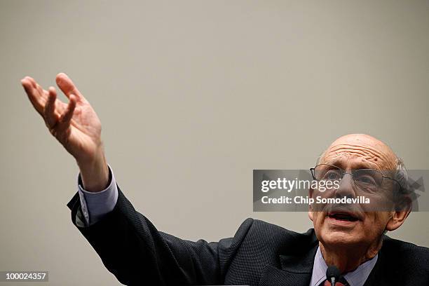 Supreme Court Associate Justice Stephen Breyer testifies before the House Judiciary Committee's Commercial and Administrative Law Subcommittee on...